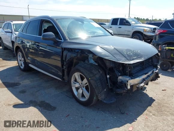 ✅ 2018 Audi Q5 Premium Plus • VIN: WA1BNAFY8J2236957 • Lot: 43322853. Wystawiony na IAAI z przebiegiem 84 104 mil. Bezpłatny archiwum sprzedaży aukcyjnych z USA i szczegółowy raport historii pojazdu na DreamBid. Zdjęcie 1.