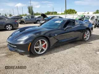 2014 Chevrolet Corvette 3LT с VIN 1G1YF2D79E5109175, выставлен на аукционе Copart как лот 69514604 с пробегом 17 514 миль миль и Чистый • Clean title. История ставок и продаж доступна на DreamBid. Изображение 1.