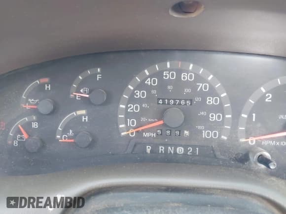 ✅ 1997 Ford F-150 • VIN: 1FTDF1766VNA20506 • Lot: 42621475. Listed on IAAI with 419,765 mi. Free auction sales archive from the USA and detailed vehicle history report at DreamBid. Image 7.