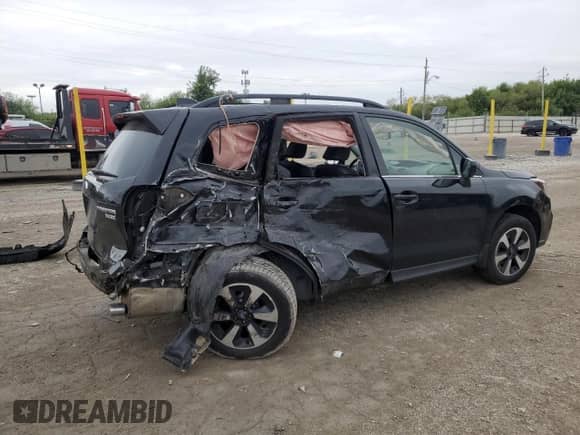 2017 Subaru Forester Limited with VIN JF2SJARC0HH486770, listed as a Copart auction lot 70579245 with 61,739 mi miles and Salvage title. Bid and sale history available at DreamBid. Image 3.