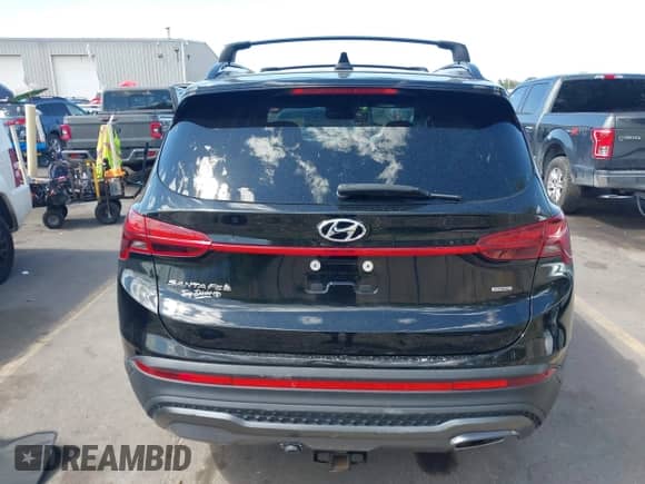 2022 Hyundai Santa Fe XRT with VIN 5NMS6DAJ3NH437603, listed as a IAAI auction lot 43199374 with 38,550 mi miles and . Bid and sale history available at DreamBid. Image 17.