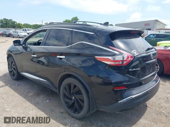 ✅ 2017 Nissan Murano Platinum • VIN: 5N1AZ2MG6HN158110 • Lot: 42718042. Listed on IAAI with 207,796 mi. Free auction sales archive from the USA and detailed vehicle history report at DreamBid. Image 3.
