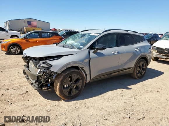 ✅ 2025 Kia Sportage X-Line • VIN: 5XYK6CDF9SG303668 • Lot: 81718225. Listed on Copart with 8,242 mi. Free auction sales archive from the USA and detailed vehicle history report at DreamBid. Image 1.