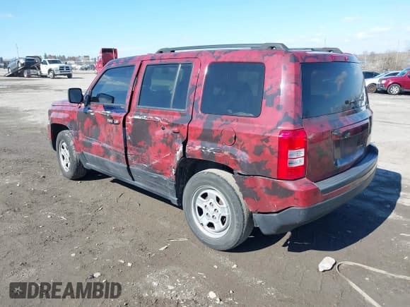✅ 2017 Jeep Patriot Sport • VIN: 1C4NJPBA1HD149040 • Lot: 41875505. Listed on IAAI with 124,125 mi. Free auction sales archive from the USA and detailed vehicle history report at DreamBid. Image 3.