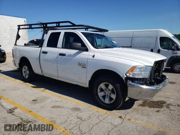2019 Ram 1500 Express with VIN 1C6RR7FG5KS685508, listed as a Copart auction lot 58891584 with 162,114 mi miles and Salvage title. Bid and sale history available at DreamBid. Image 4.