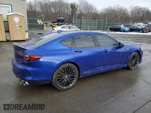 ✅ 2022 Acura TLX Type S • VIN: 19UUB7F0XNA001445 • Lot: 89087785. Listed on Copart with 19,761 mi. Free auction sales archive from the USA and detailed vehicle history report at DreamBid. Image 3.