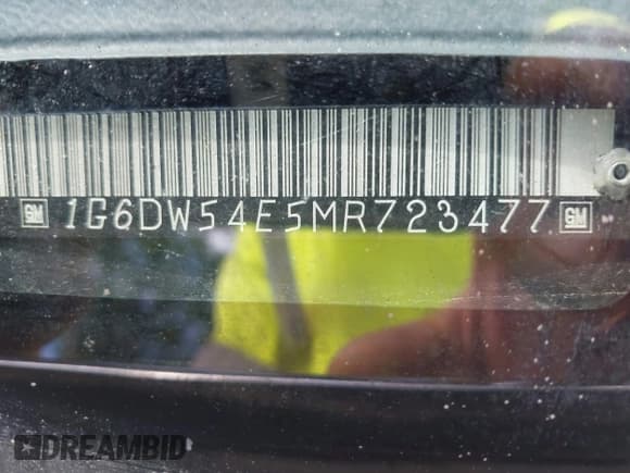 ✅ 1991 Cadillac Brougham • VIN: 1G6DW54E5MR723477 • Лот: 42535123. Опубликован ранее на IAAI с пробегом 300 768 миль. Бесплатный доступ к архиву аукционных продаж из США и подробный отчёт об истории автомобиля на DreamBid. Изображение 9.