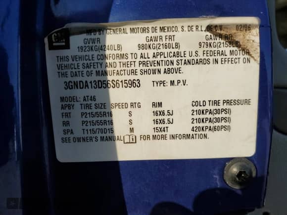 2006 Chevrolet HHR LS z VIN 3GNDA13D56S615963, wystawiony jako Copart lot #74801514 z przebiegiem 128 427 mil mil oraz Szkoda całkowita • Salvage title. Historia ofert i sprzedaży dostępna na DreamBid. Obrazek 12.