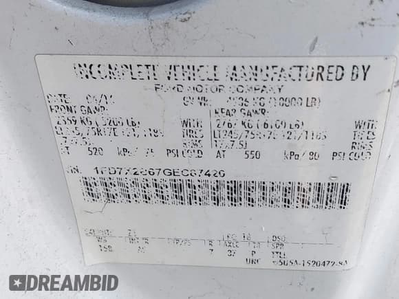 ✅ 2016 Ford F-250 XL • VIN: 1FD7X2B67GEC87420 • Lot: 42014966. Wystawiony na IAAI z przebiegiem Nie podano. Bezpłatny archiwum sprzedaży aukcyjnych z USA i szczegółowy raport historii pojazdu na DreamBid. Zdjęcie 9.