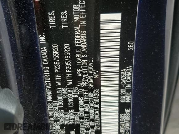 ✅ 2018 Lexus RX 350 • VIN: 2T2ZZMCA1JC104265 • Lot: 87409035. Listed on Copart with 79,832 mi. Free auction sales archive from the USA and detailed vehicle history report at DreamBid. Image 13.