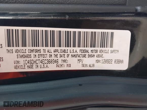 ✅ 2014 Dodge Durango R/T • VIN: 1C4SDHCT4EC360346 • Лот: 43744124. Опубликован ранее на IAAI с пробегом 199 044 миль. Бесплатный доступ к архиву аукционных продаж из США и подробный отчёт об истории автомобиля на DreamBid. Изображение 9.