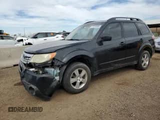 2012 Subaru Forester X with VIN JF2SHBBC9CH425129, listed as a Copart auction lot 81519395 with 189,202 mi miles and Clean title. Bid and sale history available at DreamBid. Image 1.