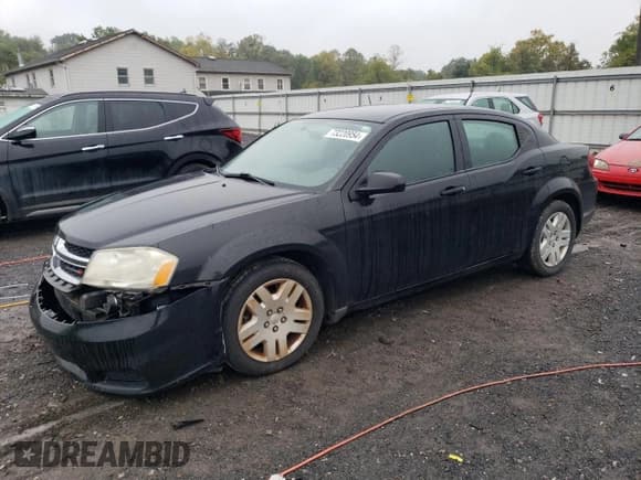 ✅ 2014 Dodge Avenger SE • VIN: 1C3CDZAB6EN188432 • Лот: 73220954. Опубликован ранее на Copart с пробегом 109 159 миль. Бесплатный доступ к архиву аукционных продаж из США и подробный отчёт об истории автомобиля на DreamBid. Изображение 1.
