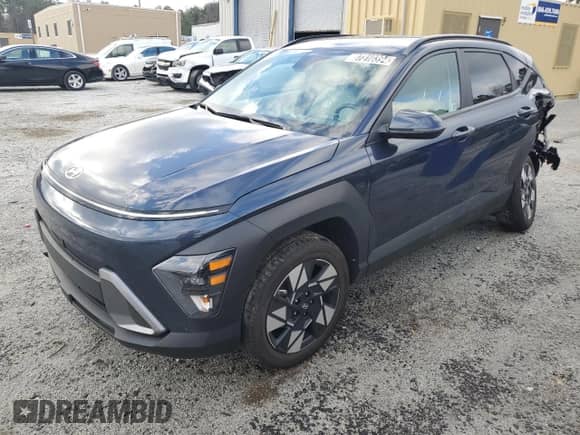 2024 Hyundai Kona SEL with VIN KM8HBCAB1RU049451, listed as a Copart auction lot 87310394 with 17,399 mi miles and Clean title. Bid and sale history available at DreamBid. Image 1.