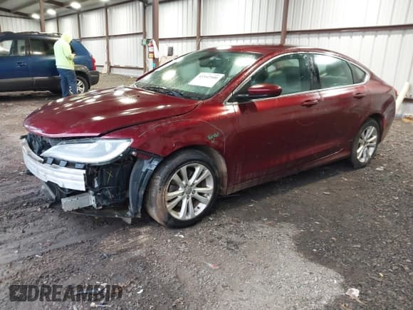 ✅ 2015 Chrysler 200 Limited • VIN: 1C3CCCAB6FN557890 • Lot: 43542900. Listed on IAAI with 168,624 mi. Free auction sales archive from the USA and detailed vehicle history report at DreamBid. Image 2.