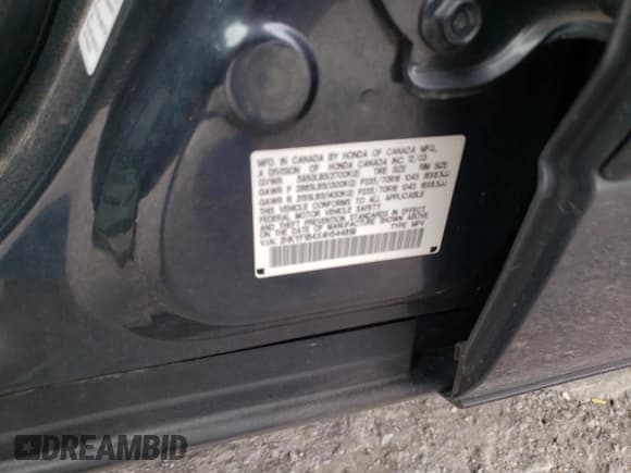 ✅ 2004 Honda Pilot EX • VIN: 2HKYF184X4H544819 • Lot: 82773965. Listed on Copart with 177,699 mi. Free auction sales archive from the USA and detailed vehicle history report at DreamBid. Image 13.