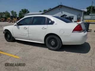 2009 Chevrolet Impala Police Police with VIN 2G1WS57M191231817, listed as a Copart auction lot 59637255 with 186,007 mi miles and Salvage title. Bid and sale history available at DreamBid. Image 2.