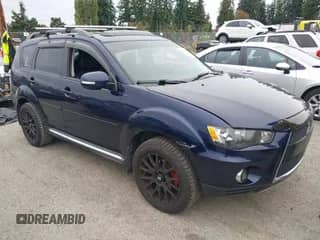 2013 Mitsubishi Outlander SE with VIN JA4JT3AW7DU011425, listed as a IAAI auction lot 43320925 with 187,332 mi miles and . Bid and sale history available at DreamBid. Image 1.