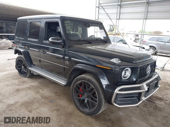 ✅ 2022 Mercedes-Benz G 63 AMG • VIN: W1NYC7HJXNX439410 • Lot: 41884826. Listed on IAAI with 21,499 mi. Free auction sales archive from the USA and detailed vehicle history report at DreamBid. Image 1.