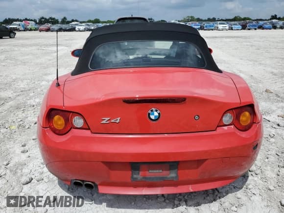 ✅ 2004 BMW Z4 3.0i • VIN: 4USBT53514LU08364 • Lot: 66452205. Listed on Copart with 124,744 mi. Free auction sales archive from the USA and detailed vehicle history report at DreamBid. Image 6.
