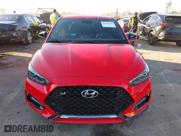 2022 Hyundai Veloster with VIN KMHT36AH3NU013929, listed as a IAAI auction lot 41626136 with 20,117 mi miles and . Bid and sale history available at DreamBid. Image 12.