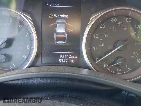 ✅ 2021 Infiniti Q50 Luxe • VIN: JN1EV7BP5MM701791 • Lot: 43565289. Listed on IAAI with 93,142 mi. Free auction sales archive from the USA and detailed vehicle history report at DreamBid. Image 7.