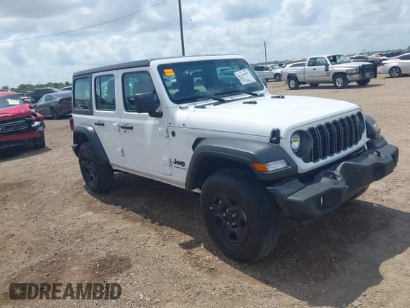 ✅ 2025 Jeep Wrangler Willys • VIN: 1C4PJXDG7SW546578 • Lot: 42341987. Listed on IAAI with 1,041 mi. Free auction sales archive from the USA and detailed vehicle history report at DreamBid. Image 1.
