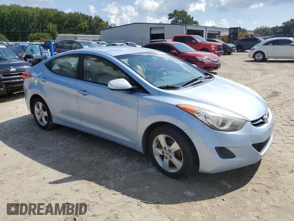 ✅ 2011 Hyundai Elantra Limited • VIN: KMHDH4AE7BU095370 • Lot: 80186385. Listed on Copart with 127,903 mi. Free auction sales archive from the USA and detailed vehicle history report at DreamBid. Image 4.