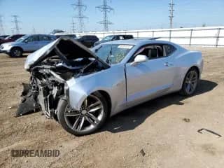 2017 Chevrolet Camaro 2LT with VIN 1G1FD1RX8H0142248, listed as a Copart auction lot 55881575 with Not provided miles and Salvage title. Bid and sale history available at DreamBid. Image 1.