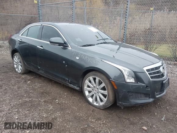 ✅ 2014 Cadillac ATS Luxury • VIN: 1G6AH5S3XE0146742 • Lot: 43738969. Listed on IAAI with 91,711 mi. Free auction sales archive from the USA and detailed vehicle history report at DreamBid. Image 1.