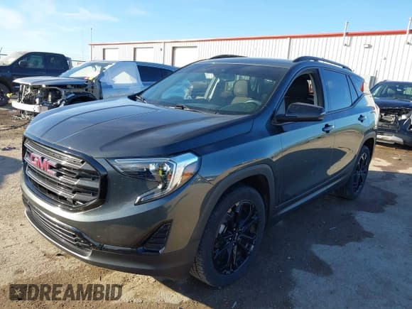 ✅ 2020 GMC Terrain SLE • VIN: 3GKALMEV8LL229688 • Lot: 43667700. Listed on IAAI with 84,821 mi. Free auction sales archive from the USA and detailed vehicle history report at DreamBid. Image 2.