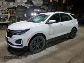 ✅ 2023 Chevrolet Equinox RS • VIN: 3GNAXWEG6PS114491 • Lot: 81729015. Listed on Copart with 49,941 mi. Free auction sales archive from the USA and detailed vehicle history report at DreamBid. Image 1.