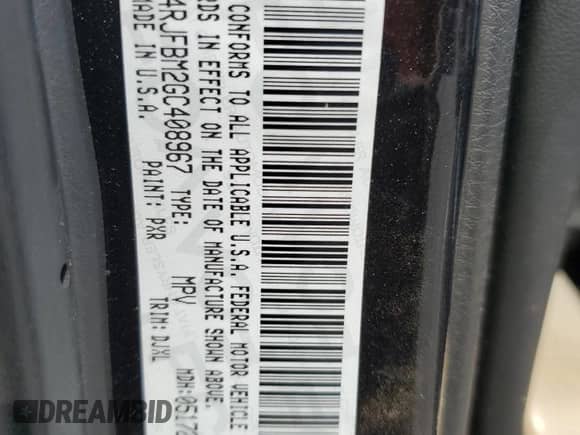 2016 Jeep Grand Cherokee Limited с VIN 1C4RJFBM2GC408967, выставлен на аукционе Copart как лот 69206775 с пробегом 148 029 миль миль и Чистый • Clean title. История ставок и продаж доступна на DreamBid. Изображение 13.