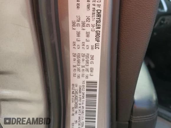 ✅ 2014 Dodge Durango SXT • VIN: 1C4RDJAG6EC345956 • Lot: 91434245. Wystawiony na Copart z przebiegiem 220 767 mil. Bezpłatny archiwum sprzedaży aukcyjnych z USA i szczegółowy raport historii pojazdu na DreamBid. Zdjęcie 13.