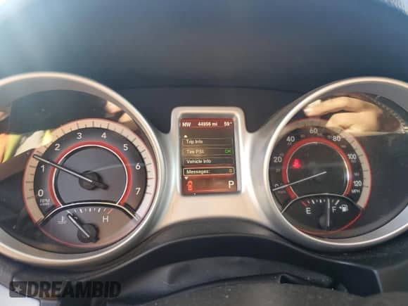 2014 Dodge Journey R/T with VIN 3C4PDDEG1ET152072, listed as a Copart auction lot 87097865 with 44,956 mi miles and Salvage title. Bid and sale history available at DreamBid. Image 9.