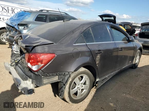 ✅ 2015 Chevrolet Cruze LT • VIN: 1G1PC5SB1F7165453 • Lot: 86294555. Listed on Copart with Not provided. Free auction sales archive from the USA and detailed vehicle history report at DreamBid. Image 3.