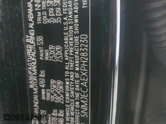 ✅ 2023 Hyundai Tucson Limited • VIN: 5NMJECAEXPH283230 • Lot: 70728115. Wystawiony na Copart z przebiegiem 28 849 mil. Bezpłatny archiwum sprzedaży aukcyjnych z USA i szczegółowy raport historii pojazdu na DreamBid. Zdjęcie 13.