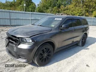 ✅ 2019 Dodge Durango GT Plus • VIN: 1C4RDJDG9KC605404 • Lot: 80724425. Listed on Copart with 111,272 mi. Free auction sales archive from the USA and detailed vehicle history report at DreamBid. Image 1.