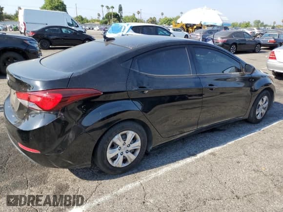 ✅ 2016 Hyundai Elantra SE • VIN: KMHDH4AE3GU601624 • Lot: 68548065. Listed on Copart with Not provided. Free auction sales archive from the USA and detailed vehicle history report at DreamBid. Image 3.
