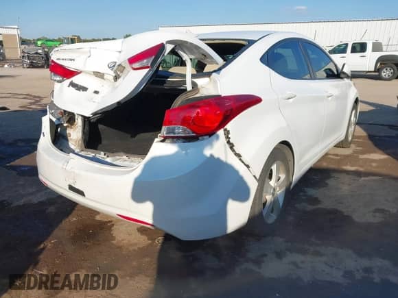 2013 Hyundai Elantra Limited with VIN 5NPDH4AE8DH156338, listed as a IAAI auction lot 43337019 with 106,770 mi miles and . Bid and sale history available at DreamBid. Image 4.