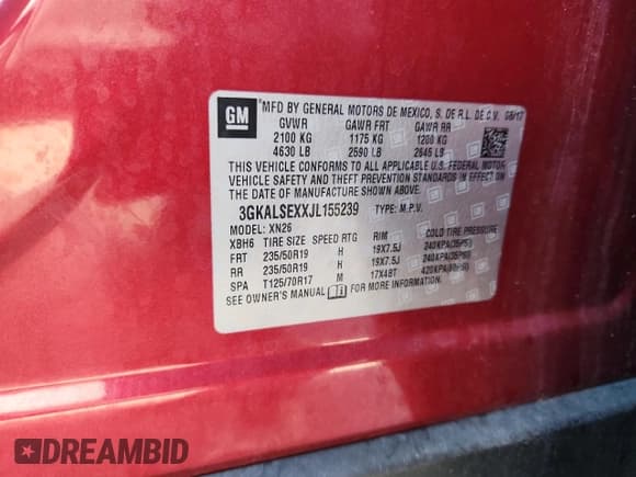 ✅ 2018 GMC Terrain Denali • VIN: 3GKALSEXXJL155239 • Лот: 84471715. Опубликован ранее на Copart с пробегом 71 912 миль. Бесплатный доступ к архиву аукционных продаж из США и подробный отчёт об истории автомобиля на DreamBid. Изображение 13.