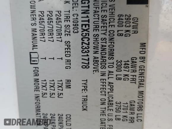 ✅ 2012 GMC Sierra 1500 Work Truck • VIN: 1GTN1TEX5CZ331778 • Лот: 91636315. Опубликован ранее на Copart с пробегом 180 369 миль. Бесплатный доступ к архиву аукционных продаж из США и подробный отчёт об истории автомобиля на DreamBid. Изображение 13.