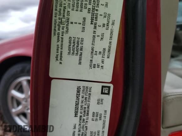 ✅ 2003 Cadillac Seville Luxury SLS • VIN: 1G6KS54Y23U203844 • Lot: 48009925. Listed on Copart with 89,162 mi. Free auction sales archive from the USA and detailed vehicle history report at DreamBid. Image 12.