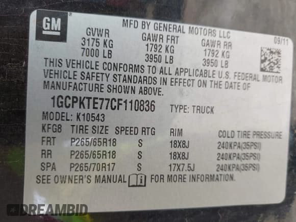 ✅ 2012 Chevrolet Silverado 1500 LTZ • VIN: 1GCPKTE77CF110836 • Lot: 42746221. Wystawiony na IAAI z przebiegiem 105 109 mil. Bezpłatny archiwum sprzedaży aukcyjnych z USA i szczegółowy raport historii pojazdu na DreamBid. Zdjęcie 9.