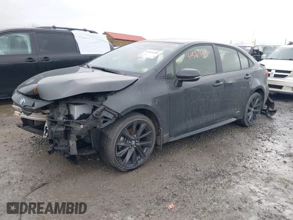 ✅ 2024 Toyota Corolla Hybrid LE • VIN: JTDBDMHE5R3009941 • Lot: 41569284. Listed on IAAI with 13,551 mi. Free auction sales archive from the USA and detailed vehicle history report at DreamBid. Image 17.