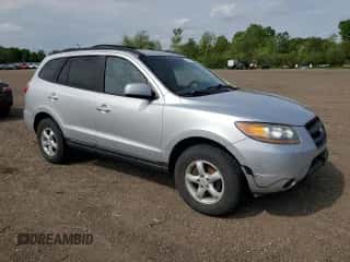 2008 Hyundai Santa Fe GLS with VIN 5NMSG73D18H168334, listed as a Copart auction lot 54840974 with 206,229 mi miles and Clean title. Bid and sale history available at DreamBid. Image 4.