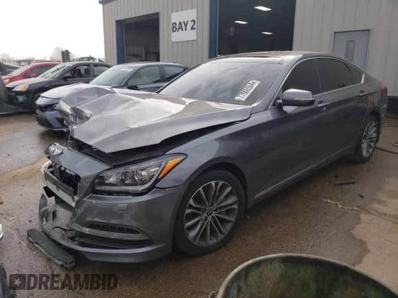 2015 Hyundai Genesis 3.8L z VIN KMHGN4JEXFU101125, wystawiony jako Copart lot #77968564 z przebiegiem 32 522 mil mil oraz Szkoda całkowita • Salvage title. Historia ofert i sprzedaży dostępna na DreamBid. Obrazek 1.
