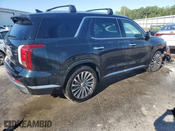 2024 Hyundai Palisade Calligraphy с VIN KM8R7DGE5RU715112, выставлен на аукционе Copart как лот 73234314 с пробегом 7 314 миль миль и Списание • Salvage title. История ставок и продаж доступна на DreamBid. Изображение 3.