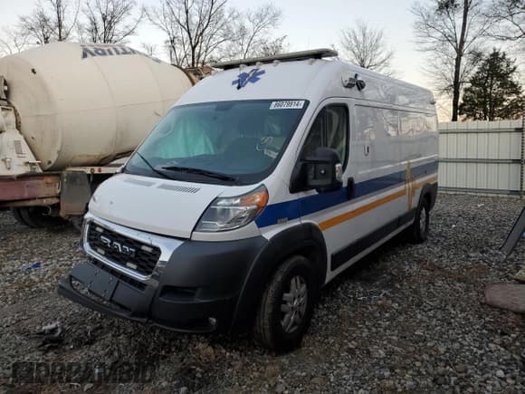 ✅ 2019 Ram ProMaster Cargo • VIN: 3C6TRVDG9KE536941 • Lot: 59409005. Listed on Copart with Not provided. Free auction sales archive from the USA and detailed vehicle history report at DreamBid. Image 1.