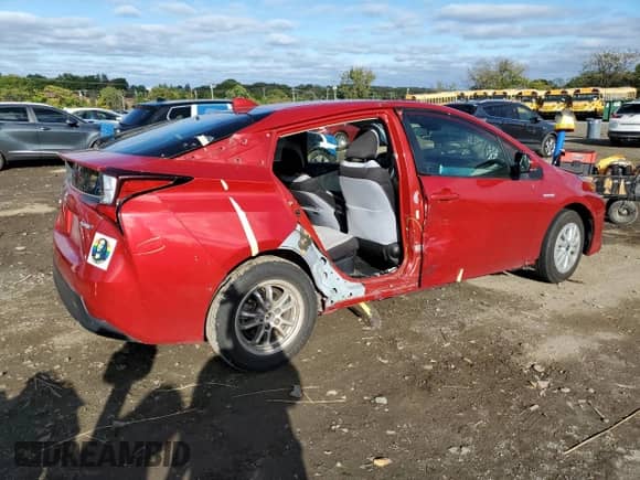 2022 Toyota Prius L Eco с VIN JTDKAMFU9N3164179, выставлен на аукционе Copart как лот 86318645 с пробегом 80 766 миль миль и Списание • Salvage title. История ставок и продаж доступна на DreamBid. Изображение 3.